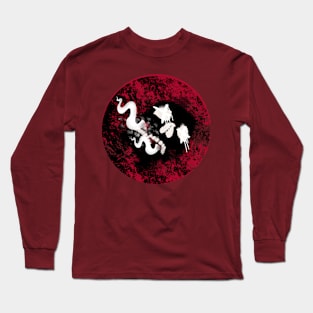 Breathing Smoke Graphic Long Sleeve T-Shirt